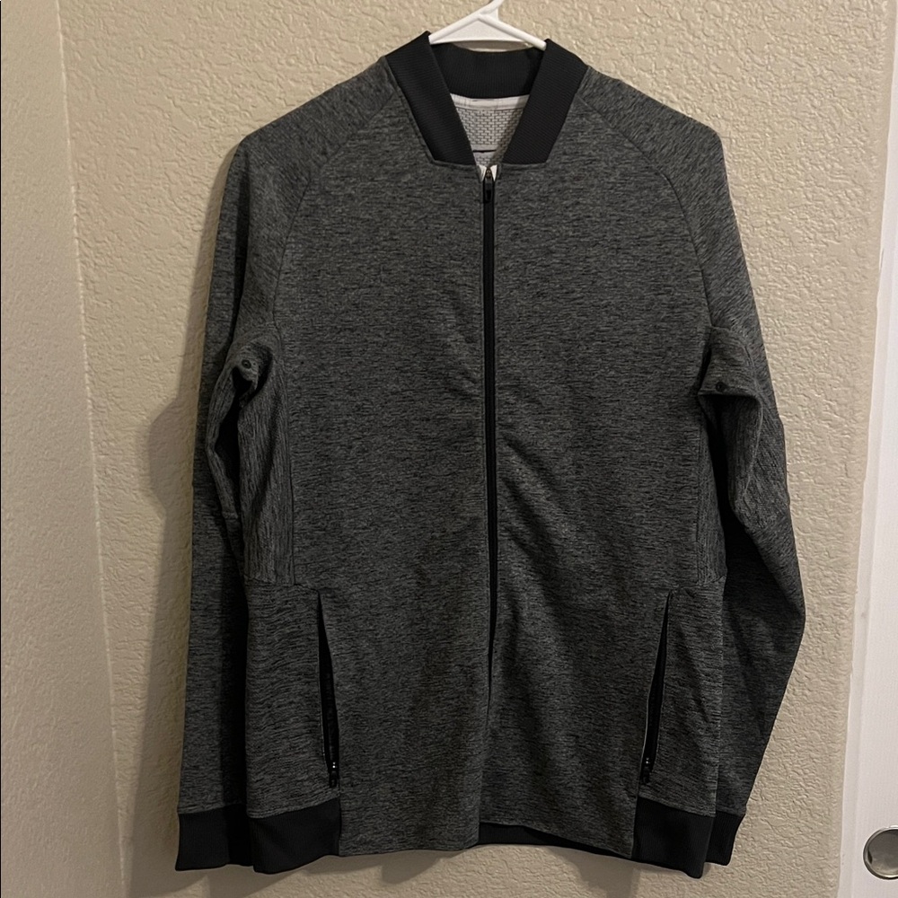 lululemon athletica Men's Charcoal Zip-Up Sweater